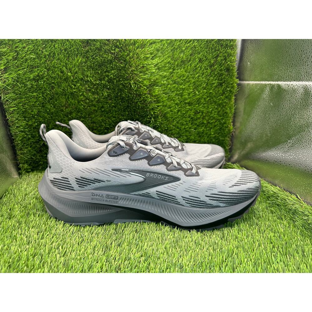 Brooks Ghost Trail 1104751D004 Athletic Sneaker Men's 14D Gray Mesh Training Gym - Picture 9 of 14